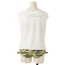 「うる星やつら×atmos×GUACAMOLE Tシャツオールインワン スイム」の白。(c)高橋留美子／小学館