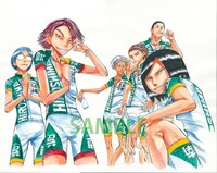 「弱虫ペダル原画展」で展示されるイラスト原画。(c)渡辺航（週刊少年チャンピオン）2008 (c)渡辺航（週刊少年チャンピオン）/弱虫ペダルGR製作委員会