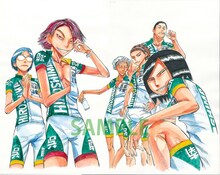 「弱虫ペダル原画展」で展示されるイラスト原画。(c)渡辺航（週刊少年チャンピオン）2008 (c)渡辺航（週刊少年チャンピオン）/弱虫ペダルGR製作委員会