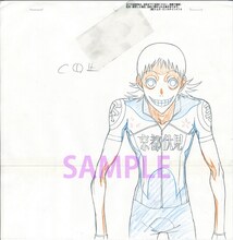 「弱虫ペダル原画展」で展示されるアニメ資料。(c)渡辺航（週刊少年チャンピオン）2008 (c)渡辺航（週刊少年チャンピオン）/弱虫ペダルGR製作委員会