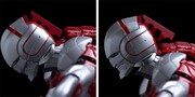 「12'HERO's MEISTER ULTRAMAN」の後頭部のパーツは可動式になっているため、屈んだときでも上を向くポージングが再現できる。(c)円谷プロ