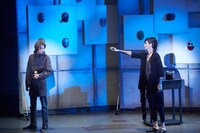 舞台「東京喰種トーキョーグール」公開稽古の様子。(c)石田スイ／集英社 (c)舞台『東京喰種トーキョーグール』製作委員会