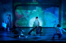 舞台「東京喰種トーキョーグール」公開稽古の様子。(c)石田スイ／集英社 (c)舞台『東京喰種トーキョーグール』製作委員会