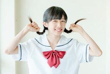 「となりの関くん」で後藤桜子役を演じる真山りか。(c)2015森繁拓真・KADOKAWA刊/ドラマの関くん製作委員会