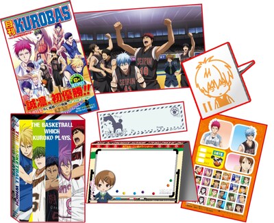 「ジャンパック TVアニメ 黒子のバスケ ～WC誠凛優勝記念パック～」に同梱されるグッズ。(c)藤巻忠俊／集英社・黒子のバスケ製作委員会