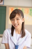 「るみちゃんの事象」で吉田くみこ役を演じる真野恵里菜。(c)2015原克玄・小学館／るみちゃんのドラマ製作委員会