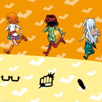 「実は私は」タンブラーの台紙に描かれたイラスト。