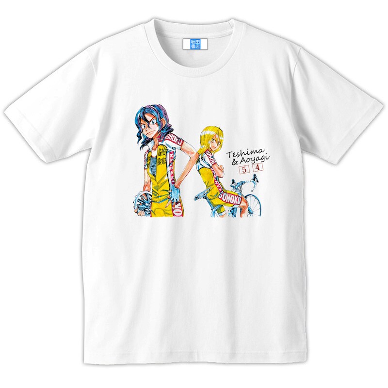 「弱虫ペダル」総北と箱学の新キャプテンたちがTシャツに