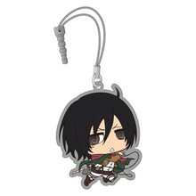 「進撃の巨人 ちみ進撃イヤホンジャックマスコット2」のミカサ。(c)諫山創・講談社／「進撃の巨人」製作委員会