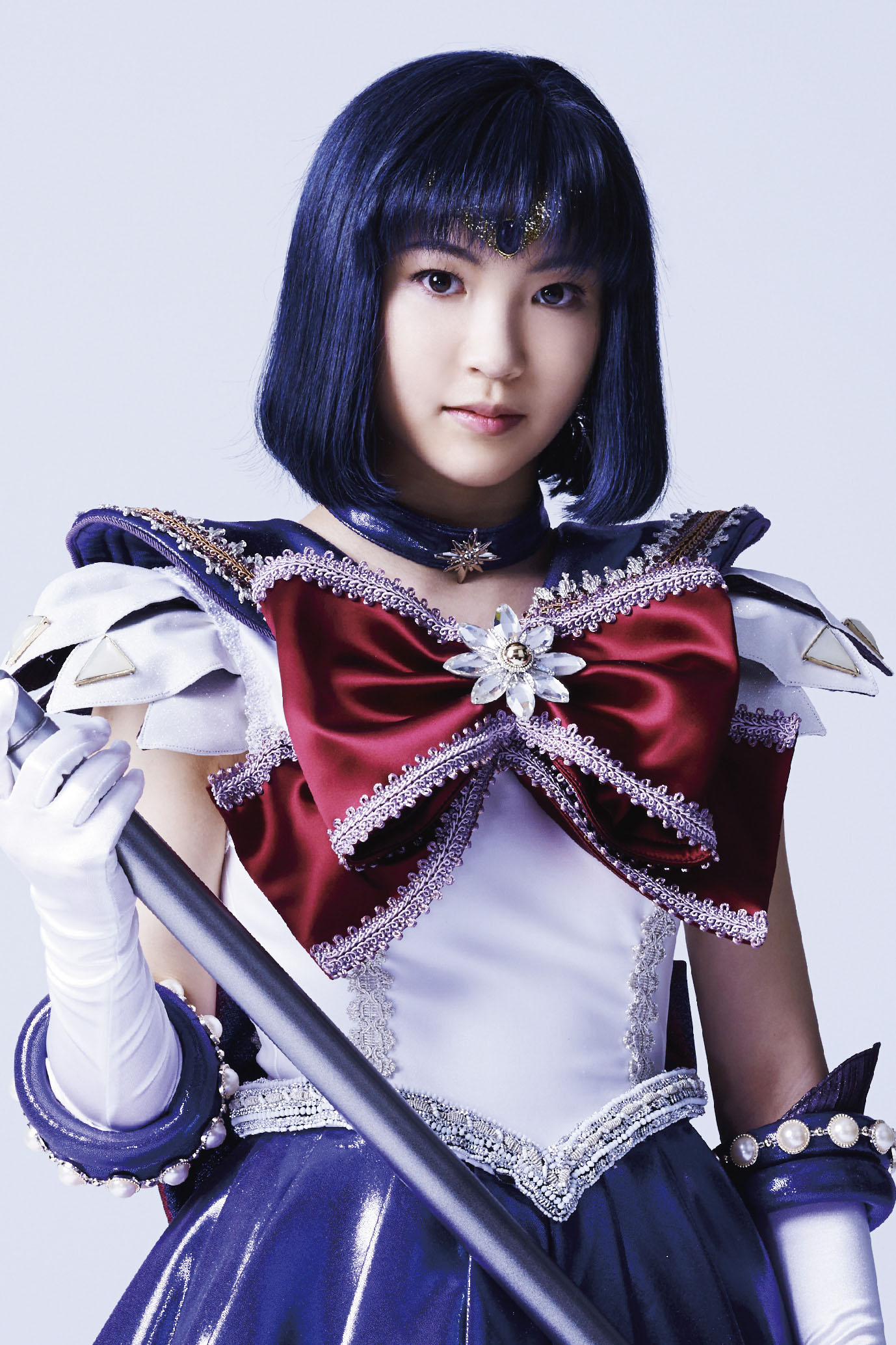 セーラーサターン/土萠ほたる役の高橋果鈴。(c) Naoko Takeuchi (c) 武内直子・PNP／ミュージカル「美少女戦士セーラームーン」製作委員会2015