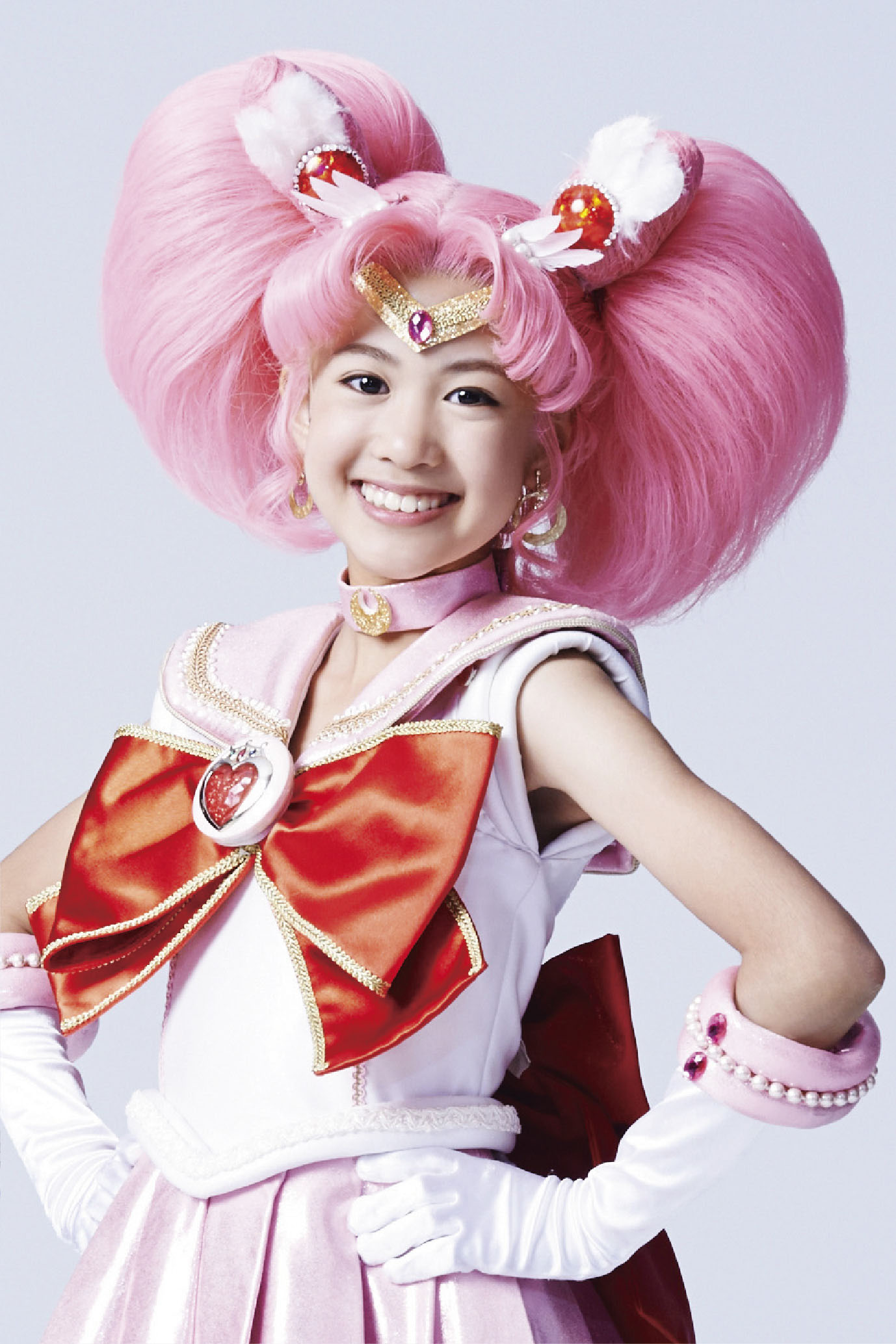セーラーちびムーン／ちびうさ役の久家心。(c) Naoko Takeuchi (c) 武内直子・PNP／ミュージカル「美少女戦士セーラームーン」製作委員会2015