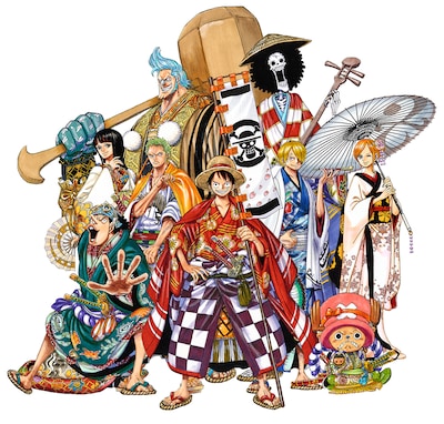 尾田栄一郎による「スーパー歌舞伎II（セカンド）『ワンピース』」のビジュアル。(c)尾田栄一郎／集英社
