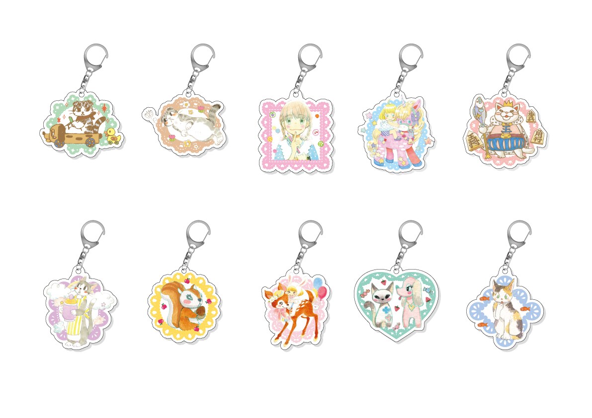 「3月のライオン」ひなちゃんや動物たちのキーホルダー、全10種で発売