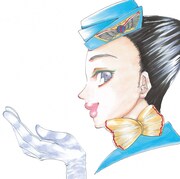 御前モカ「CREWでございます！」カット