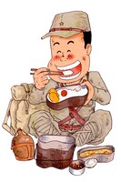 魚乃目三太「戦争めし」カット