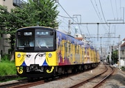 2009年5月から2014年12月まで運行していた西武鉄道「銀河鉄道999デザイン電車(3000系車両)」 。(c)Leiji Matsumoto,SEIBU Railway Co.,LTD.