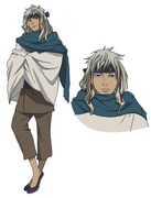 陸巴のキャラクター設定画。(c)あだちとか・講談社/ノラガミ ARAGOTO製作委員会