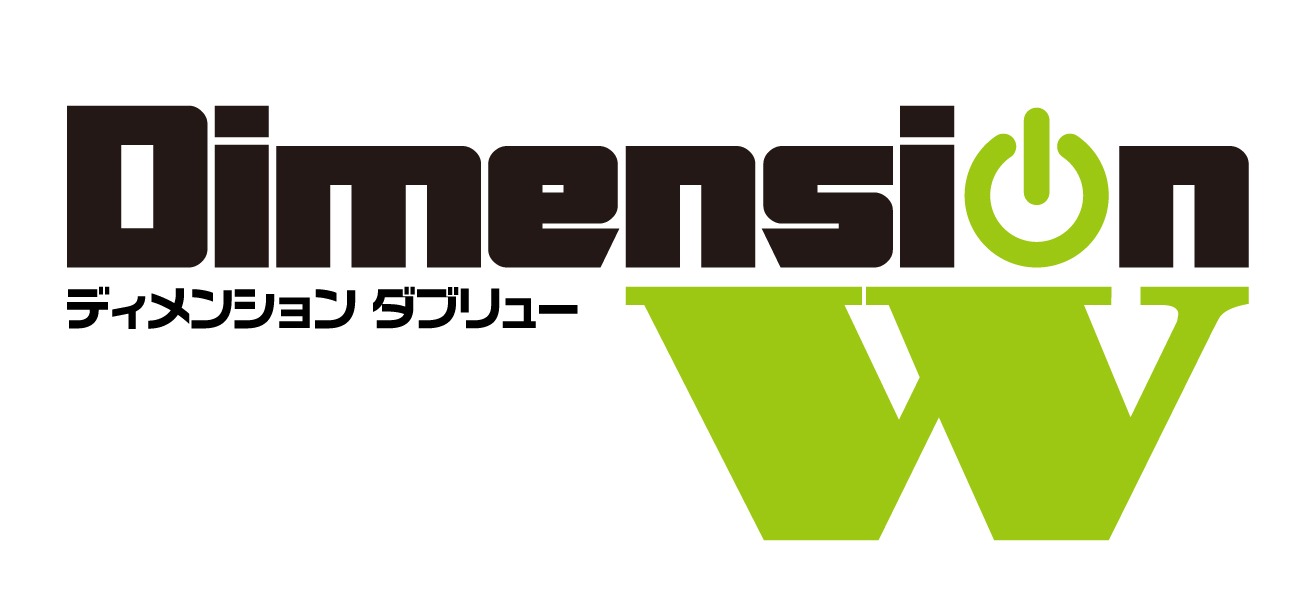 「Dimension W」ロゴ