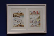 原画展「のび太の日本誕生と時空の旅」の展示原画。(c)Fujiko-Pro
