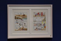 原画展「のび太の日本誕生と時空の旅」の展示原画。(c)Fujiko-Pro