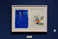 原画展「のび太の日本誕生と時空の旅」の展示原画。(c)Fujiko-Pro