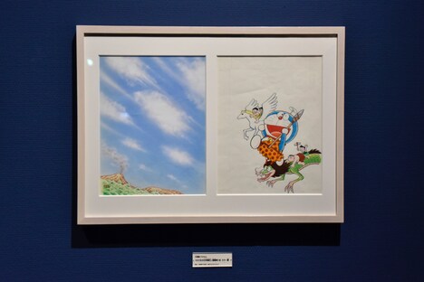 原画展「のび太の日本誕生と時空の旅」の展示原画。(c)Fujiko-Pro