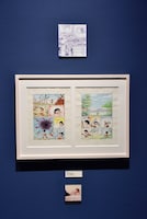 原画展「のび太の日本誕生と時空の旅」の展示原画。(c)Fujiko-Pro