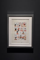 原画展「のび太の日本誕生と時空の旅」の展示原画。(c)Fujiko-Pro