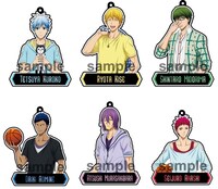 ミニアトラクション「マネージャーのお仕事」B賞のアクリルキーホルダー。(c)藤巻忠俊／集英社・黒子のバスケ製作委員会