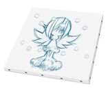 「一番くじVプレミアム <物語>シリーズ ウエダハジメver.」2等のキャンバスボード。(c)西尾維新/講談社・アニプレックス・シャフト