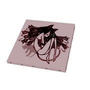 「一番くじVプレミアム <物語>シリーズ ウエダハジメver.」3等のキャンバスボード。(c)西尾維新/講談社・アニプレックス・シャフト