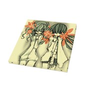 「一番くじVプレミアム <物語>シリーズ ウエダハジメver.」3等のキャンバスボード。(c)西尾維新/講談社・アニプレックス・シャフト