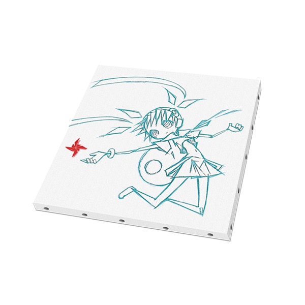 「一番くじVプレミアム <物語>シリーズ ウエダハジメver.」3等のキャンバスボード。(c)西尾維新/講談社・アニプレックス・シャフト