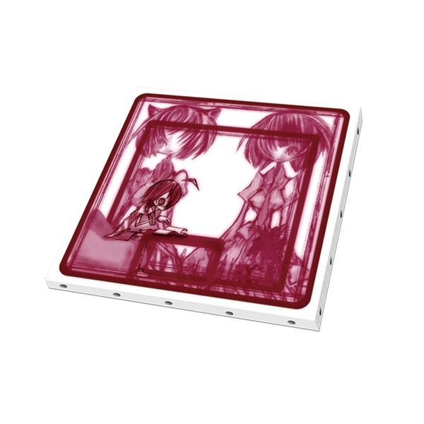 「一番くじVプレミアム <物語>シリーズ ウエダハジメver.」3等のキャンバスボード。(c)西尾維新/講談社・アニプレックス・シャフト