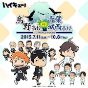 「ハイキュー!! 烏野高校 VS 青葉城西高校 in J-WORLD TOKYO」のビジュアル。(c)古舘春一/集英社・「ハイキュー!!」製作委員会・MBS