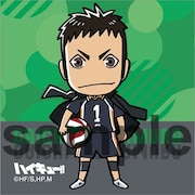 「狙え！サービスエース！及川の強烈サーブ」の景品としてプレゼントされるミニクッションストラップの1種。(c)古舘春一/集英社・「ハイキュー!!」製作委員会・MBS