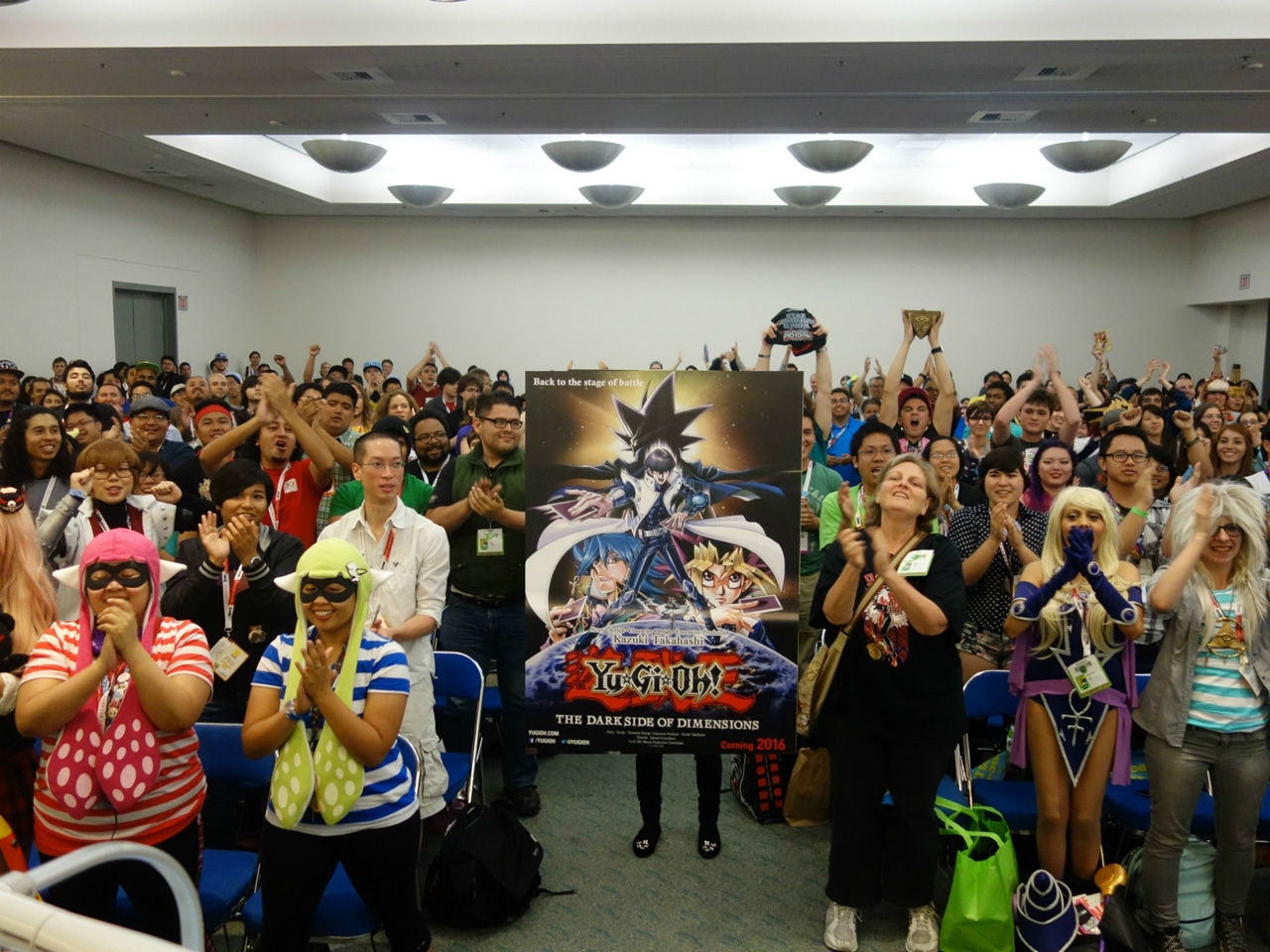「Comic-Con International」の様子。(c)高橋和希 スタジオ・ダイス/2016 劇場版「遊☆戯☆王」製作委員会