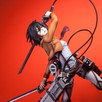 「Hdge technical statue No.5 進撃の巨人 ミカサ 訓練兵団Ver.」(c)諌山創・講談社/「進撃の巨人」製作委員会