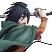 「Hdge technical statue No.5 進撃の巨人 ミカサ 調査兵団Ver.」(c)諌山創・講談社/「進撃の巨人」製作委員会