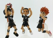 「躍動素体プレイギュア feat.ハイキュー!!」のディスプレイ例。 (c)古舘春一/集英社・「ハイキュー!!セカンドシーズン」製作委員会・MBS (c)TOMY