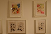 「ベルサイユのばら」の原画。