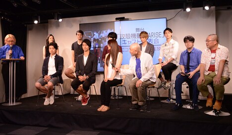 発表会の様子。