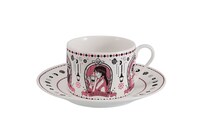 B賞のカップ&ソーサー。(c)尾田栄一郎／集英社・フジテレビ・東映アニメーション