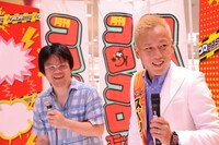 （左から）マンガ家の松本しげのぶとじゅんいちダビッドソン。