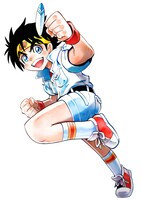 徳田ザウルス原作による武井宏之「ハイパーダッシュ！四駆郎」カット