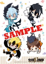 月刊コミックジーン8月号の付録は、田中ストライク描き下ろしの「SERVAMP―サーヴァンプ―」マグネットシート。