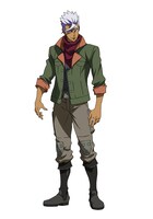 CGSの少年たちのリーダー的存在であるオルガ・イツカ。リーダーシップに優れ、少年たちからの信頼が厚く、本人もそれに応えようと努力している。特に三日月とは幼少の頃から一緒で、兄弟以上の信頼関係を築いている。少年たちが虐げられることなく暮らせるようになるため、CGSへのクーデターを決意する。(c)創通・サンライズ・MBS