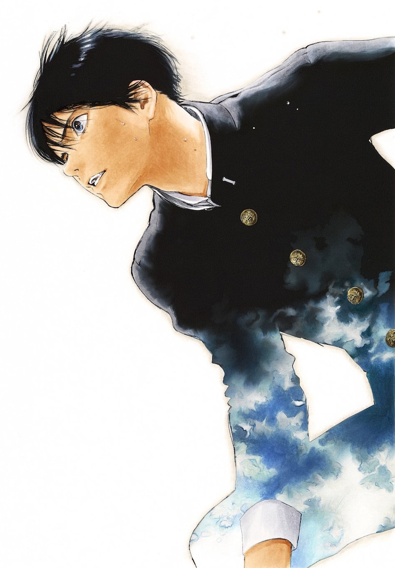 「群青にサイレン」第1話の扉ページに使用されたカット。