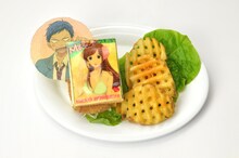 「『つーかコレ堀北マイちゃんじゃなくて、堀内マコじゃん！』カツサンド」(c)藤巻忠俊／集英社・黒子のバスケ製作委員会