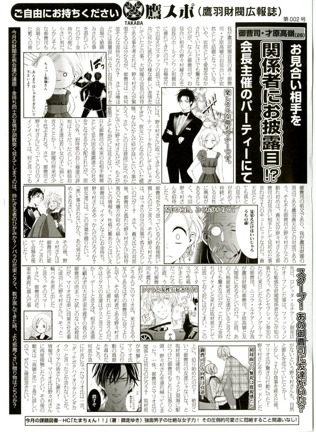 「高嶺と花」2巻の拡材。